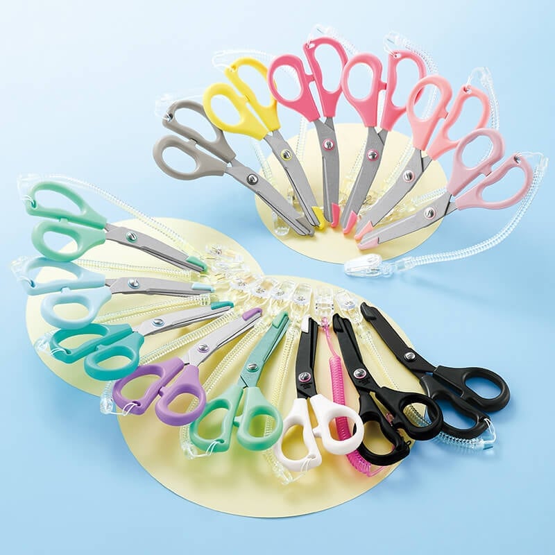 日本製バンジーストラップ付フッ素加工ハサミ