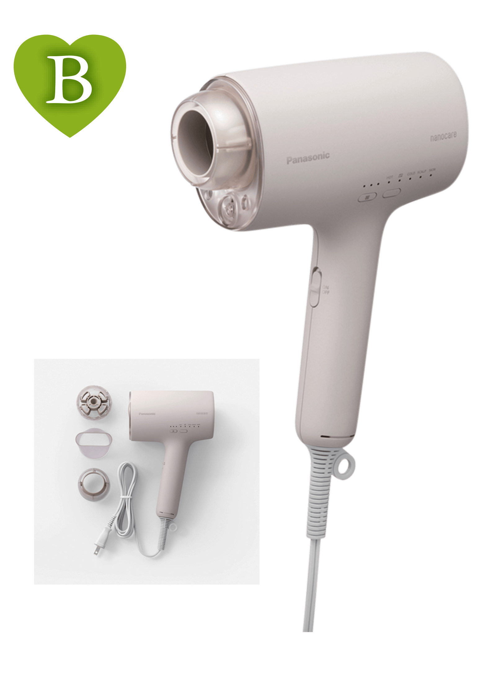 ヘアドライヤー ナノケア