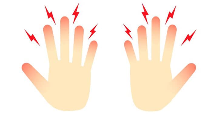 ゴム手袋によるアレルギー