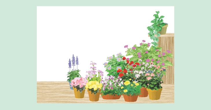 暮らしの中に花を