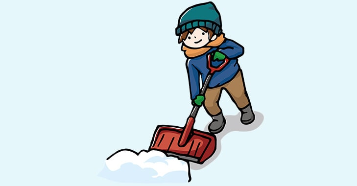 雪国生活の初体験