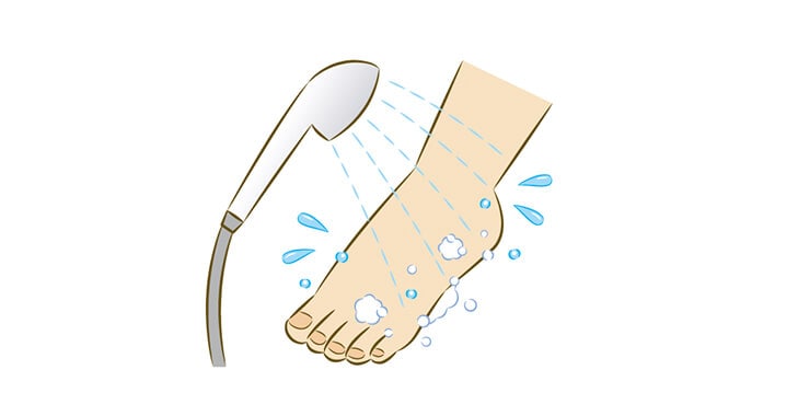 足の臭いを防ぐ習慣を取り入れよう！