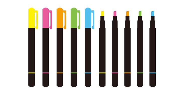 蛍光ペンでケアの抜け漏れを予防する