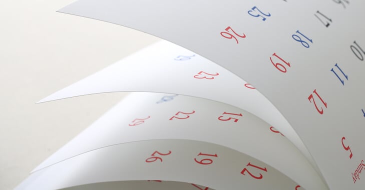 曜日感覚がなくなってくる