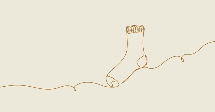 靴下のサイズ選び：足趾が自由に動かせるかがポイント