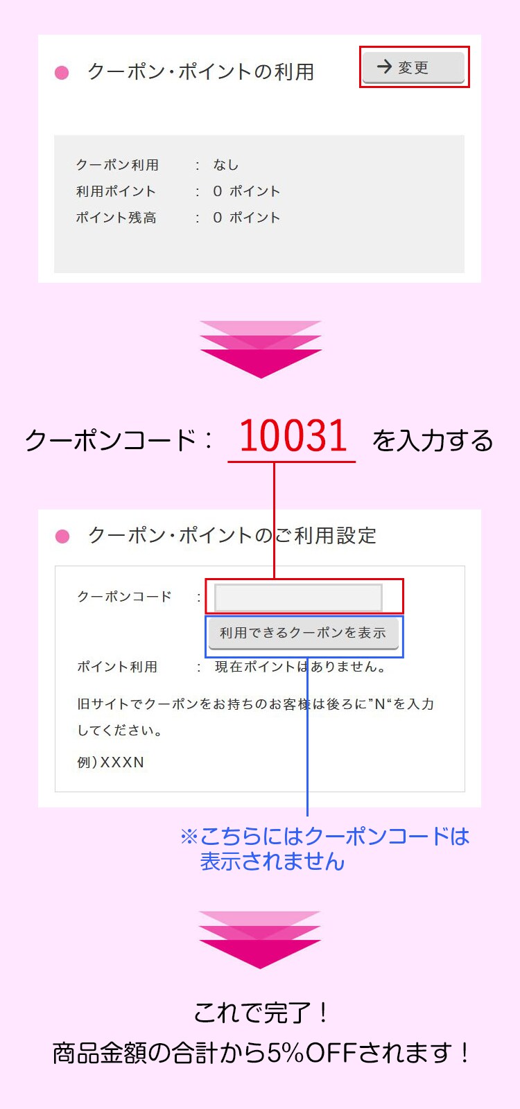 クーポンのご利用ガイド