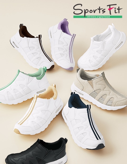 スポーツフィット脱ぎ履きかんたんエアーシューズ