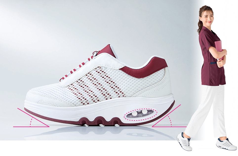 引き締め効果を感じる舟底エアー！