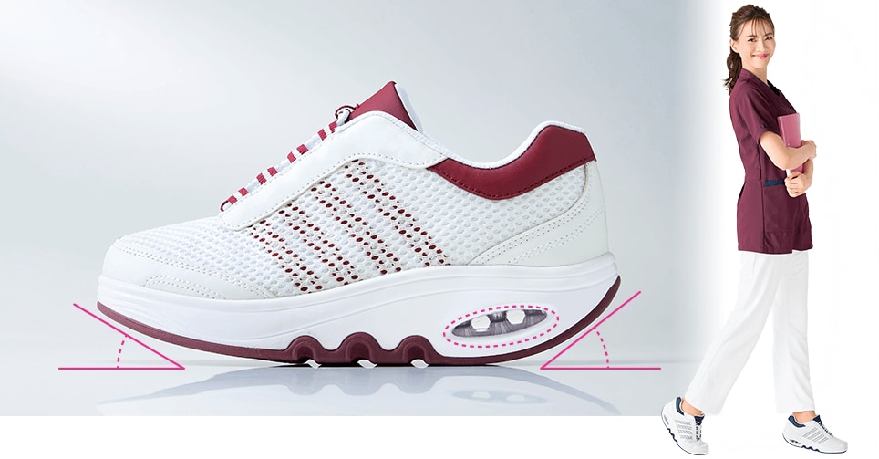 引き締め効果を感じる舟底エアー！