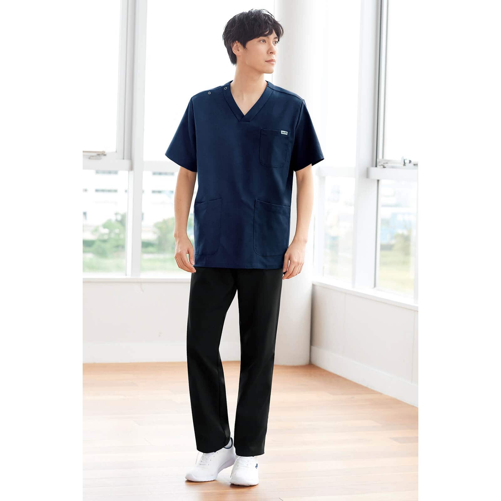 ＜moz＞なめらかストレッチ総ゴムパンツ(男女兼用)