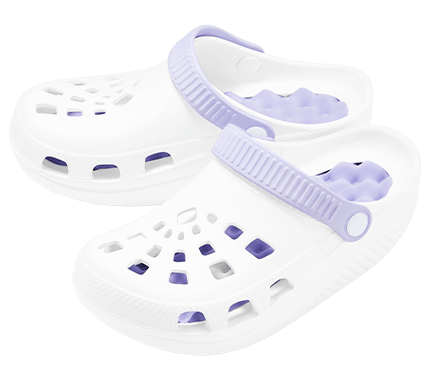 ホワイト×ライラック