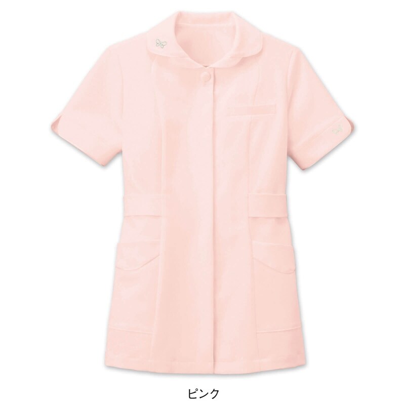 ハナエモリ 蝶々衿ジャケット 白衣 ナース服 ナースウェア 看護師 ナース の通販ならアンファミエ