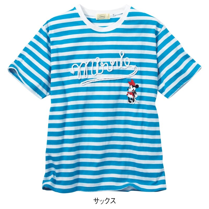 ディズニー コード刺しゅうボーダーtシャツ 訪問介護 介護 看護師 ナース の通販ならアンファミエ
