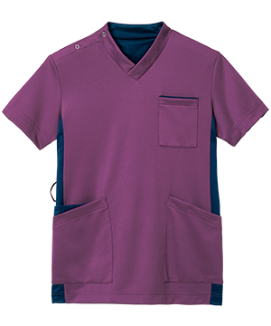 プラム×ネイビー