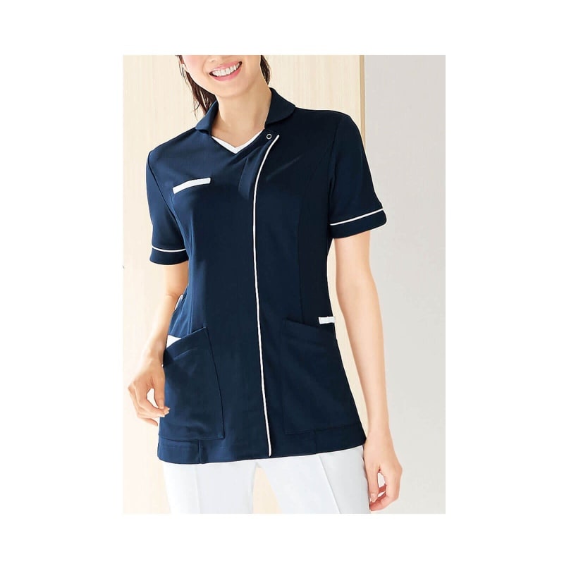 パウダーストレッチ オープンミニ衿ジャケット