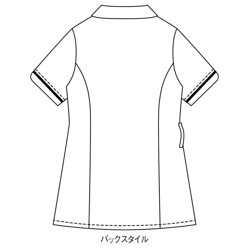 パウダーストレッチ オープンミニ衿ジャケット