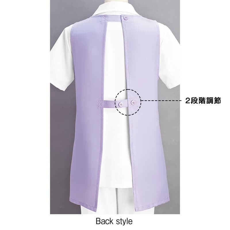 ノーアイロンラウンドエプロン(男女兼用)