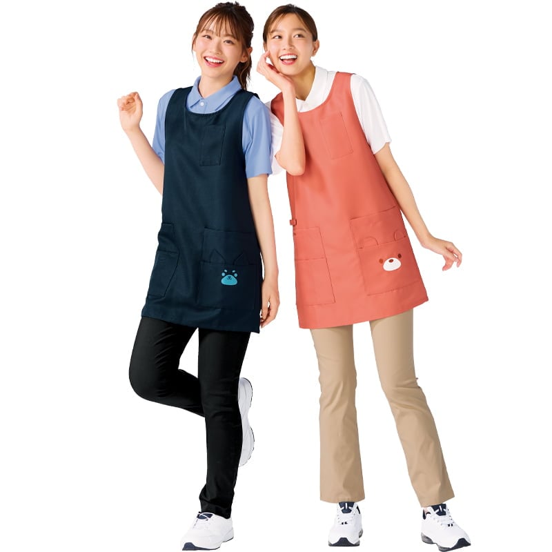 アニマル耳付きエプロン