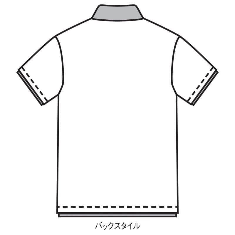 ナノプラチナ抗菌消臭サイドポケットレイヤード風ポロシャツ