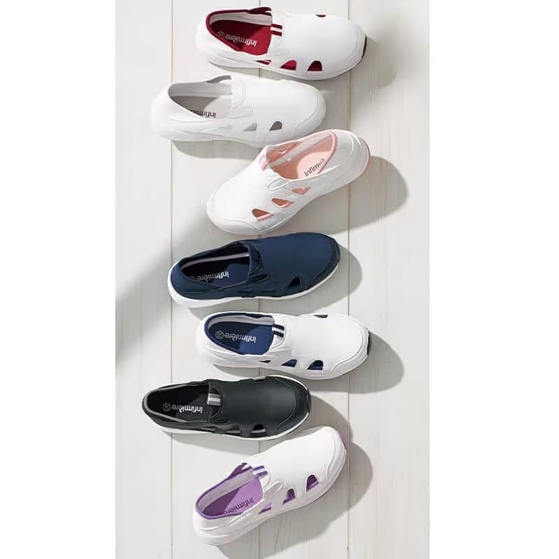 幅広4E 2WAYスリッポンシューズ(低反発中敷付き)