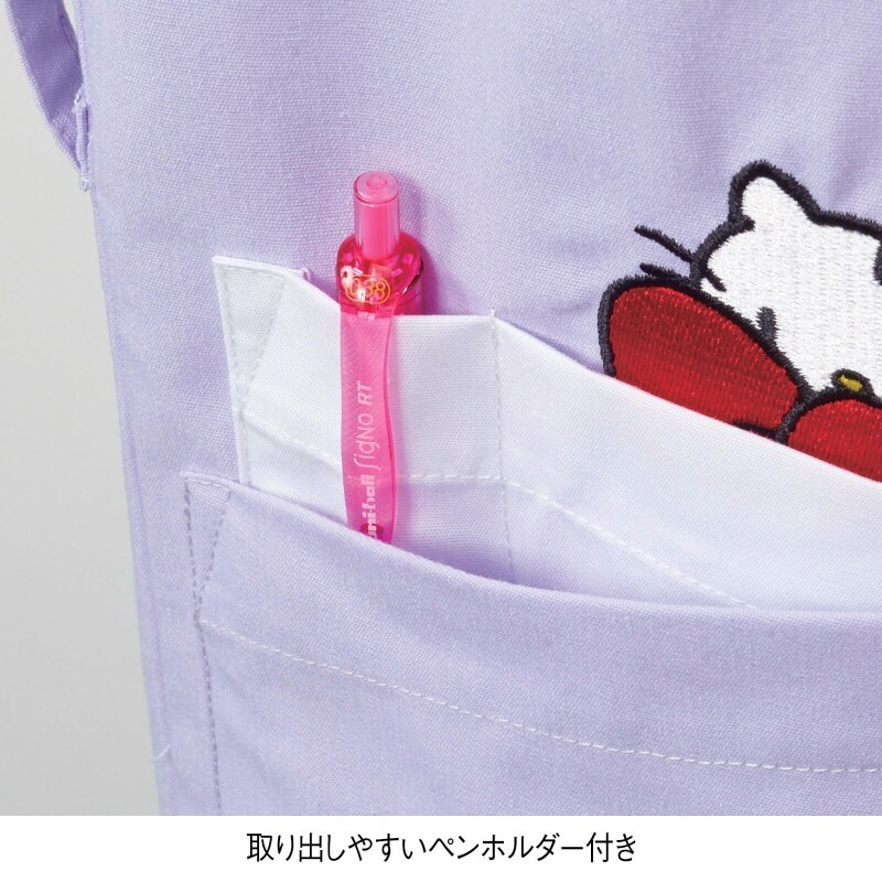 ハローキティ ポケットイン刺繍スクラブ 白衣 ナース服 ナースウェア 看護師 ナース の通販ならアンファミエ