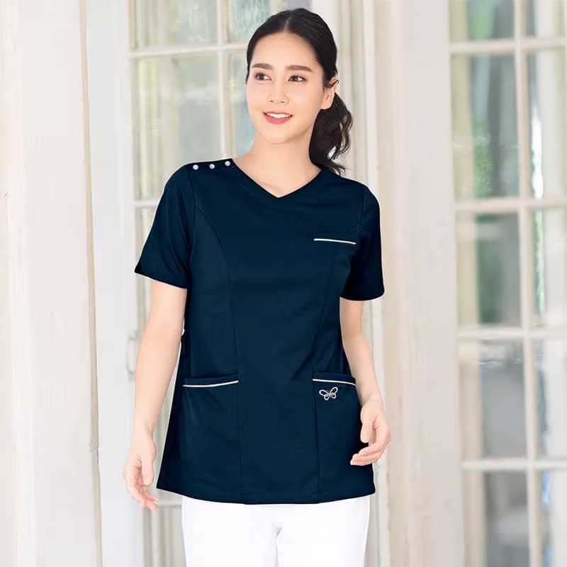 ＜ハナエモリ＞2WAYストレッチ透け防止スクラブ