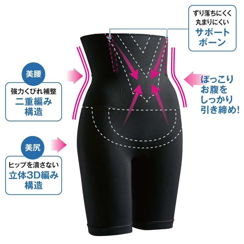 3秒補正パンツ(5分丈)