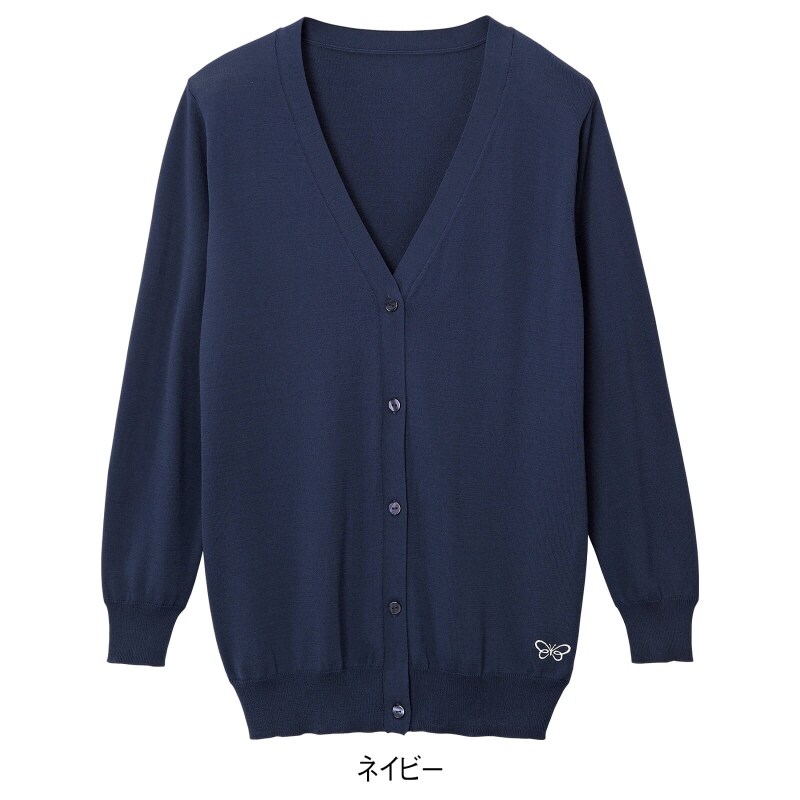 ハナエモリ さらっと涼感 ウォッシャブルカーディガン カーディガン 看護師 ナース の通販ならアンファミエ