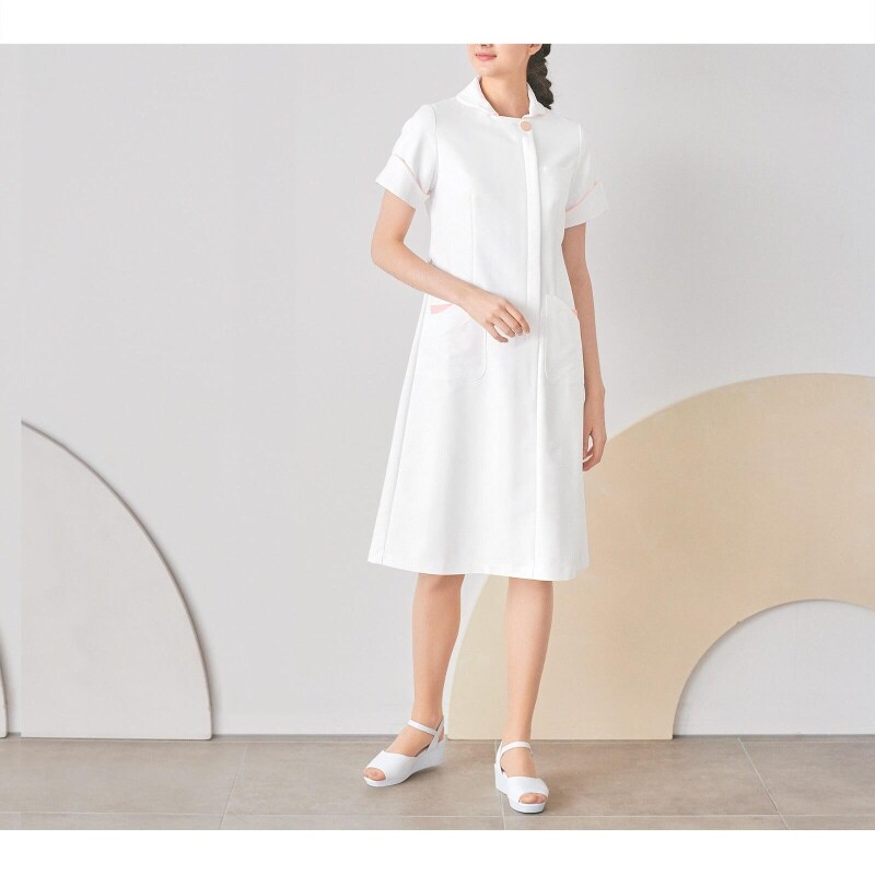 ジェラート ピケ クラシコ カーヴィースリーブワンピース 白衣 ナース服 ナースウェア 看護師 ナース の通販ならアンファミエ