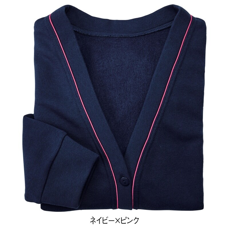 洗濯機ok あったか裏起毛カーディガン レギュラー丈 カーディガン 看護師 ナース の通販ならアンファミエ