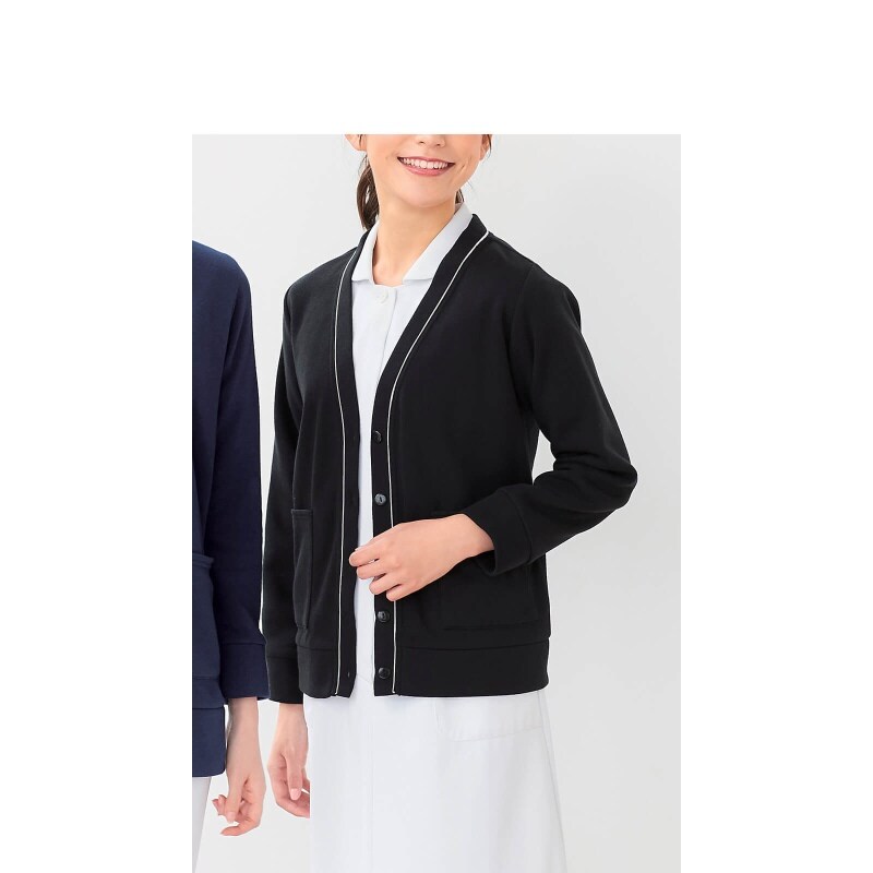 洗濯機ok あったか裏起毛カーディガン レギュラー丈 カーディガン 看護師 ナース の通販ならアンファミエ