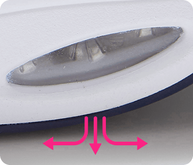 エアーパーツ内蔵