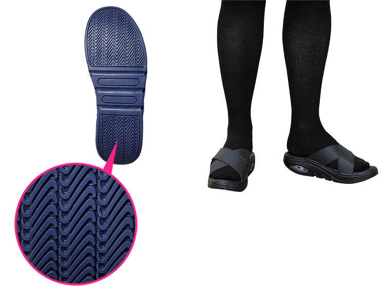 足裏ラバーソールUP