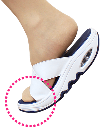 スムーズな蹴り出し