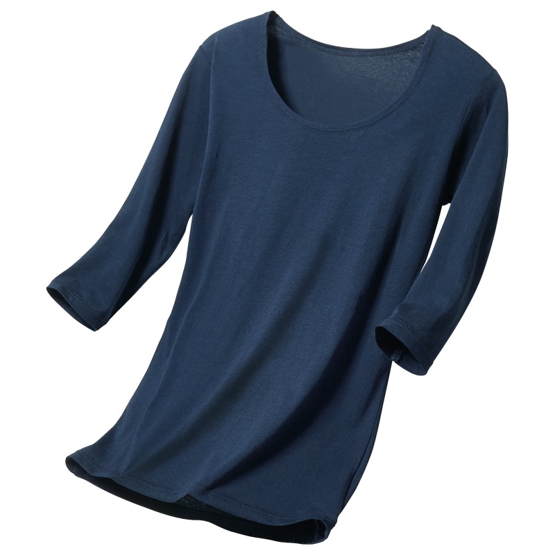 肌に優しい体感温度コントロールスクラブインナー