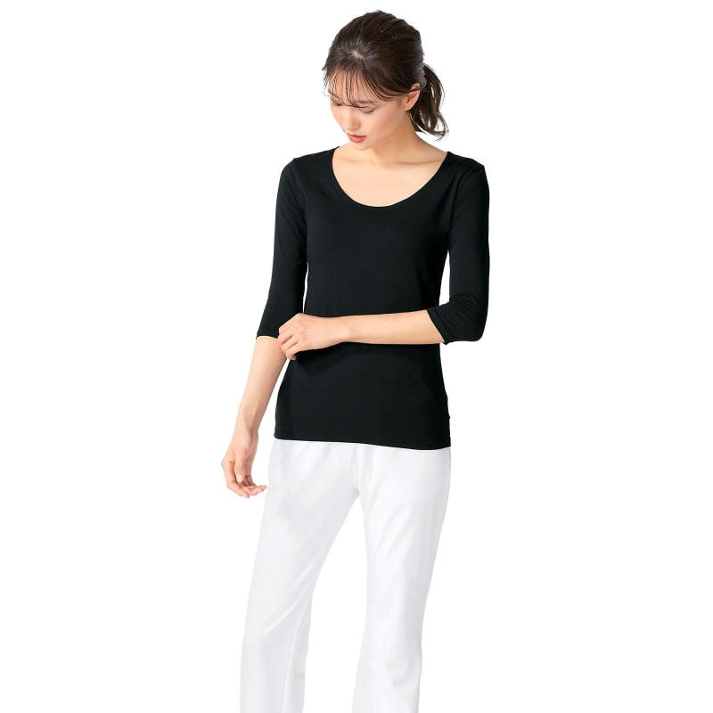 肌に優しい体感温度コントロールスクラブインナー