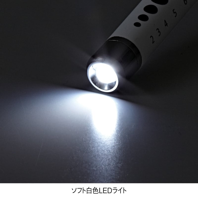 ☆リール付き回転式白色LEDペンライト: ナースグッズ・医療雑貨 - 看護 