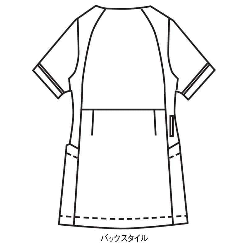 ビューティウェア なめらかストレッチコンフォート切替フロント開きスクラブ
