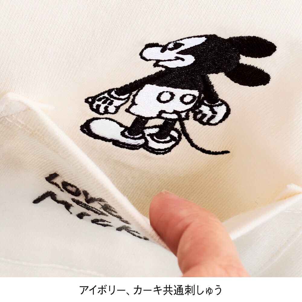 ディズニー 長袖ポケ付きtシャツ 訪問介護 介護 看護師 ナース の通販ならアンファミエ