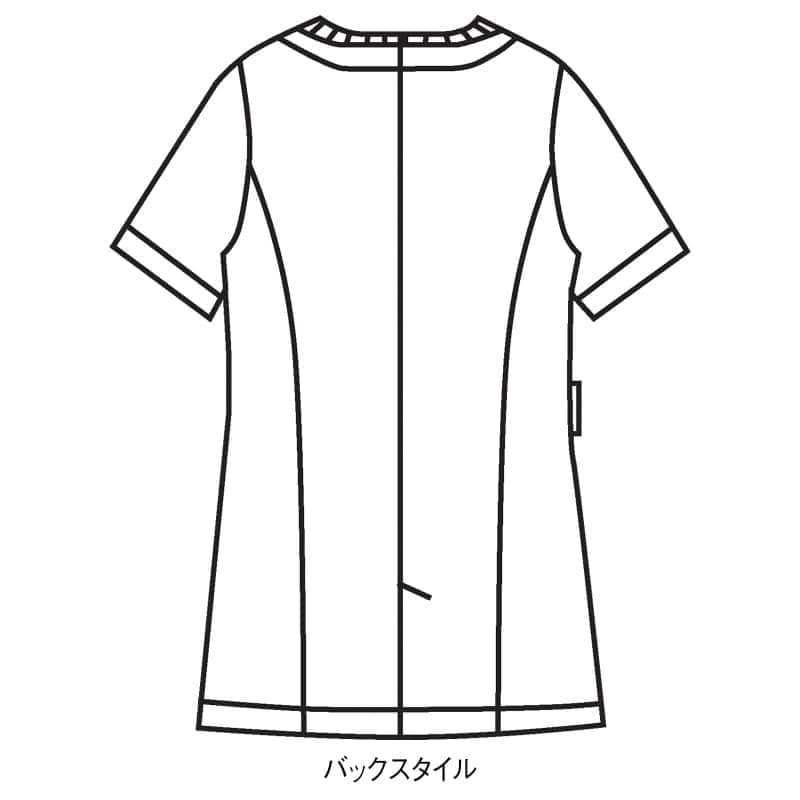 ＜アクアスキュータム＞衿元配色フロントジップジャケット