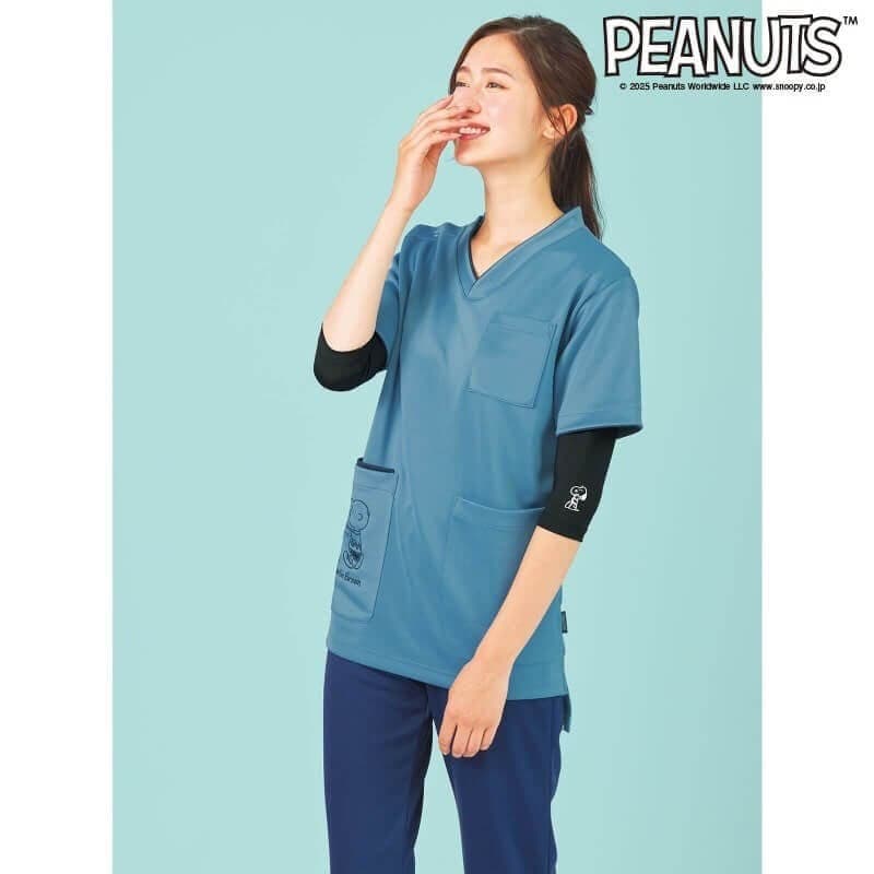 ＜スヌーピー＞ストレッチスクラブインナー