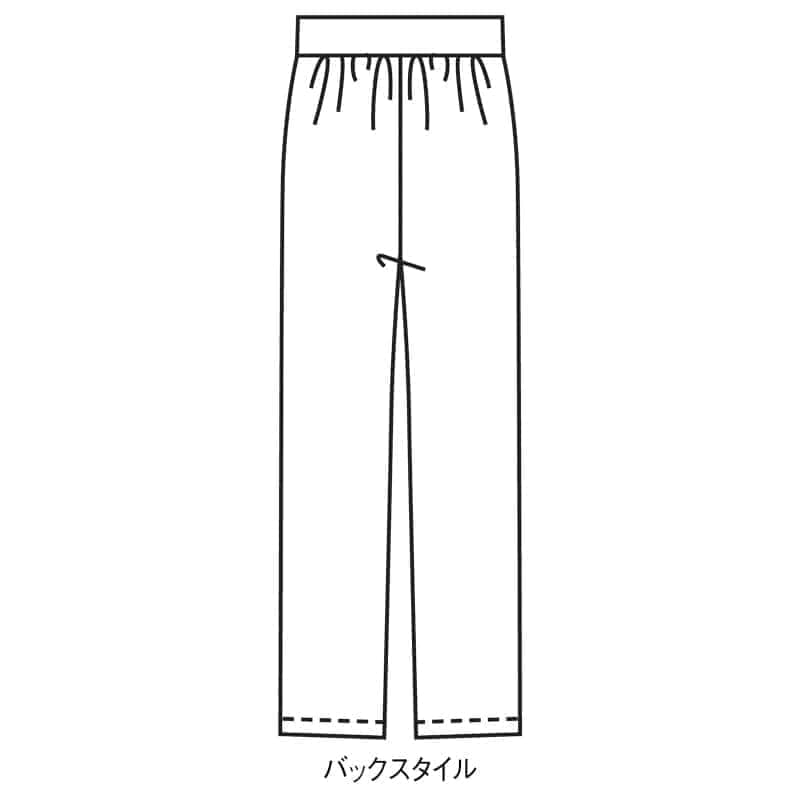 <re:i>デオドラントサポートウエストリブストレートパンツ