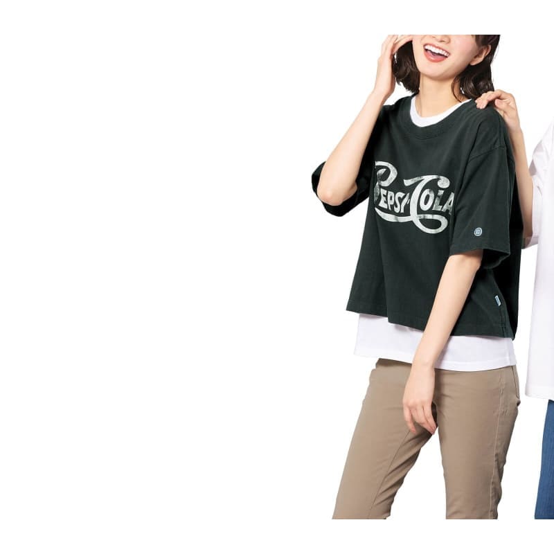 <DISCUS>コラボヴィンテージクロップドT