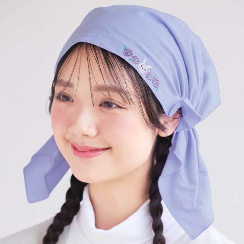 花うさぎランチキャップ ファッション雑貨 看護師（ナース）の通販ならアンファミエ