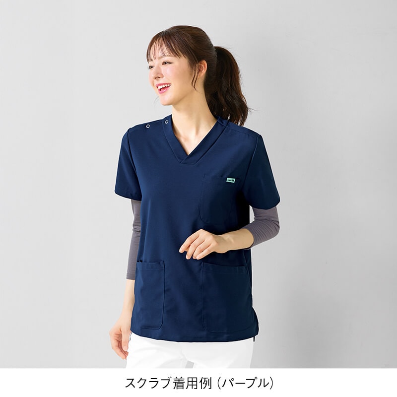 ナノプラチナ加工ちょうどいい暖かさ吸湿発熱8分袖インナー