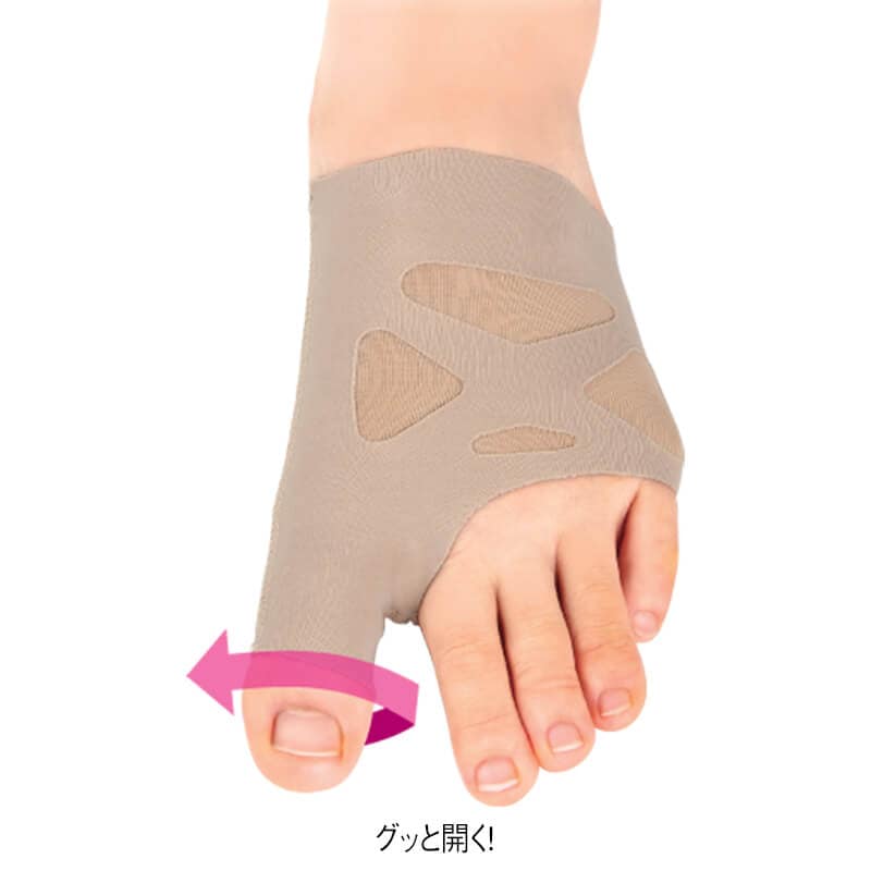 お医者さんの外反母趾サポーター ピタ肌