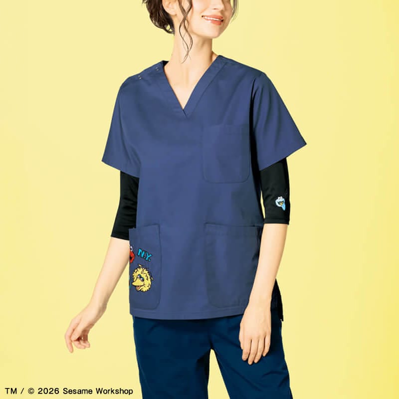 ＜セサミストリート＞ストレッチスクラブインナー