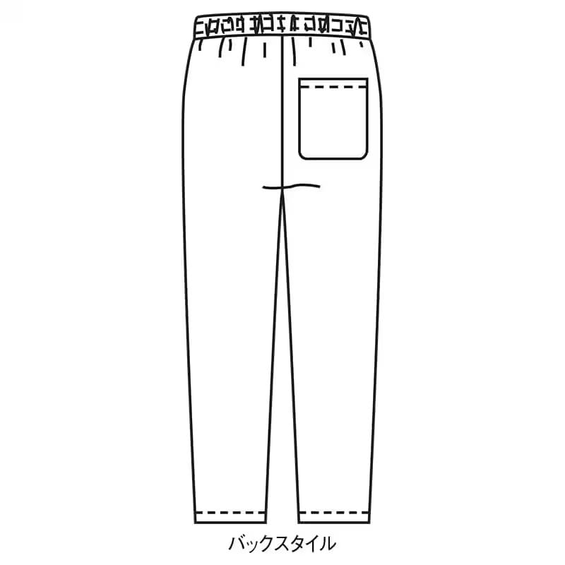 ＜ハローキティ＞ホスピタルクラウン基金 ウエスト総ゴムストレッチストレートパンツ