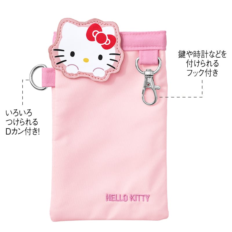 <サンリオキャラクターズ>モチーフ付きポケットインペンケース