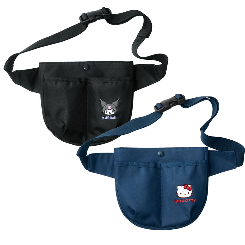 ★＜サンリオキャラクターズ＞大容量ラウンドウエストポーチ